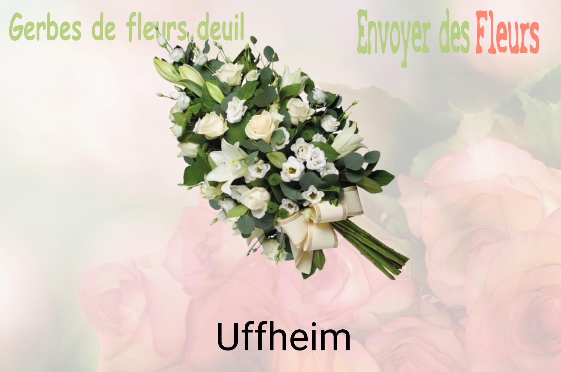 Gerbe de fleurs de deuil livrée à Uffheim